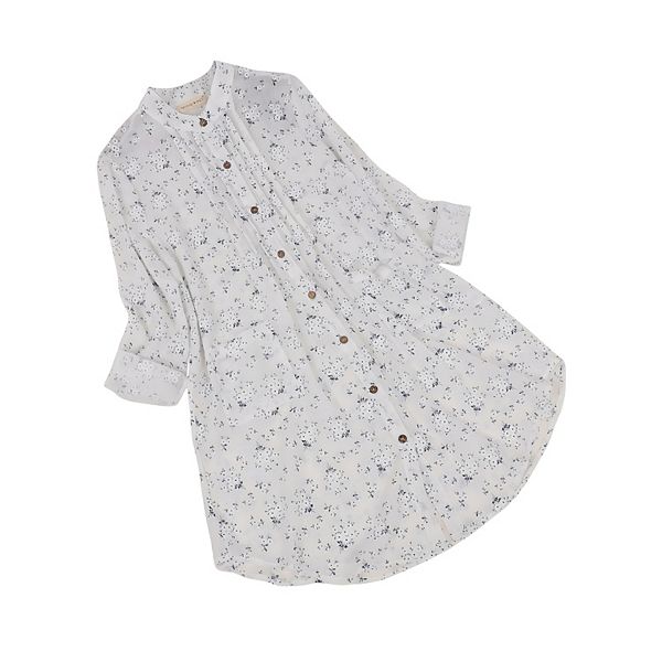 

Женская блузка Casual с длинным рукавом и цветочным принтом Anna-Kaci, White