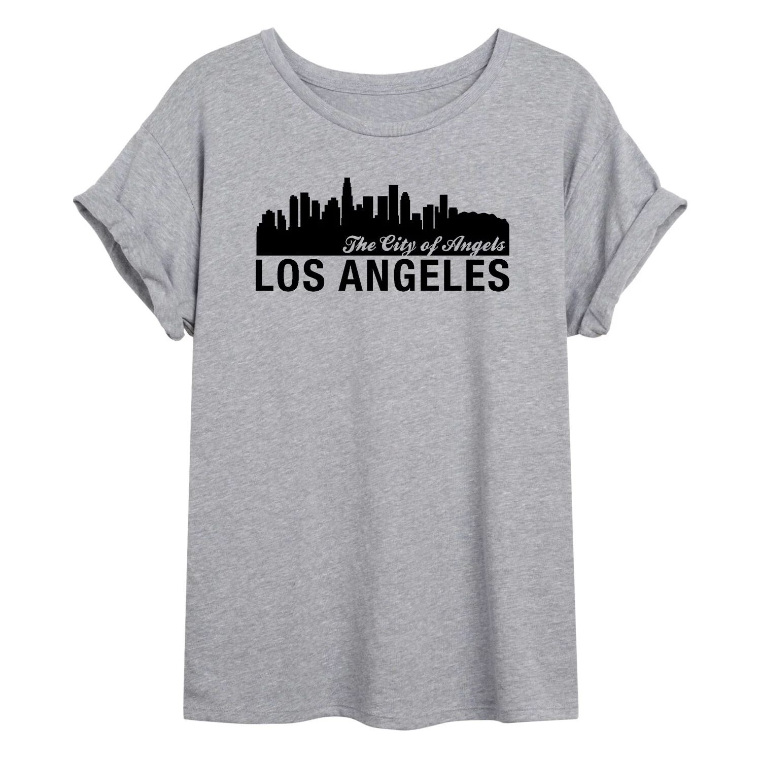 

Детская футболка большого размера с рисунком Los Angeles Skyline Licensed Character