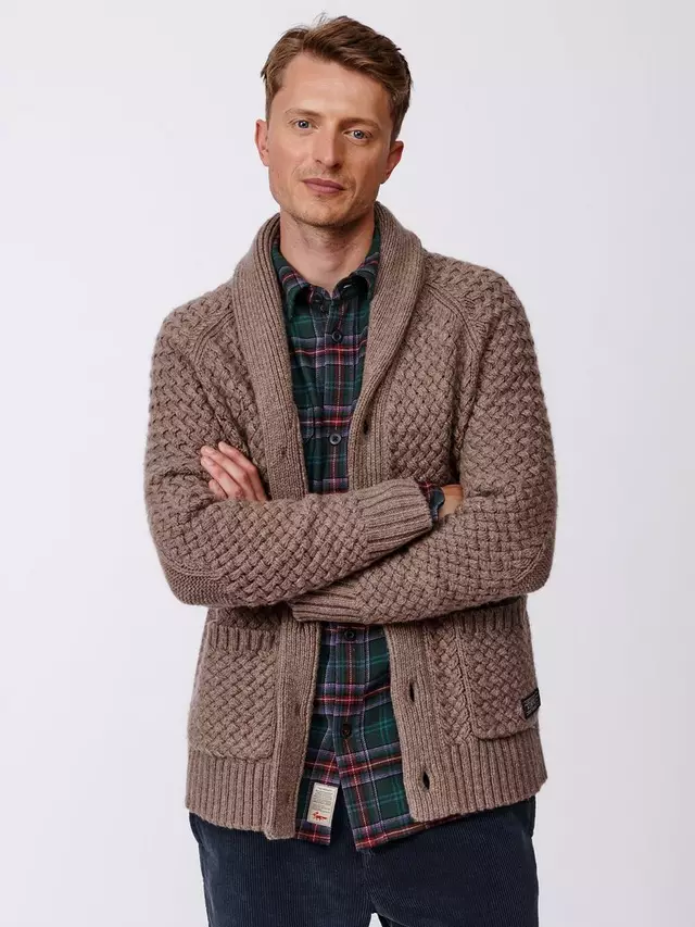 

Кардиган Aubin Frampton Lambswool Blend, цвет fawn