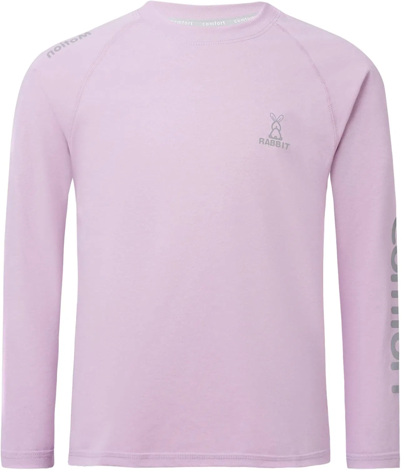 Детская спортивная футболка с длинным рукавом Hansber, Light Purple — фото 3