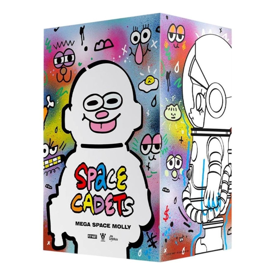 

Фигурка Pop Mart Mega Space Molly 400% Jon Burgerman Space Cadets Sealed Cases (1 Blind Box)
