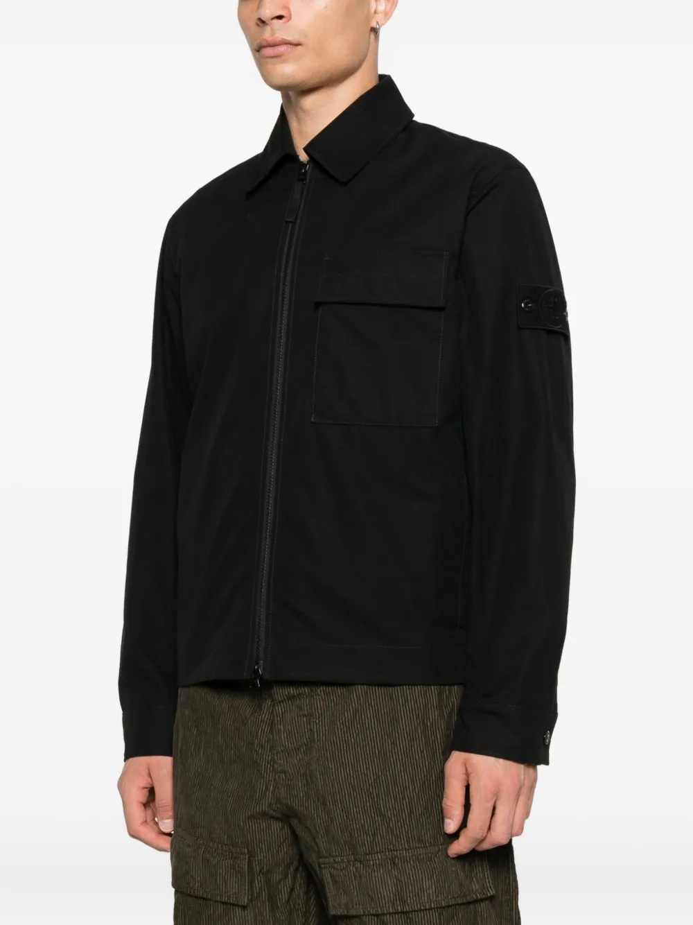 Куртка на молнии Stone Island, черный — фото 3