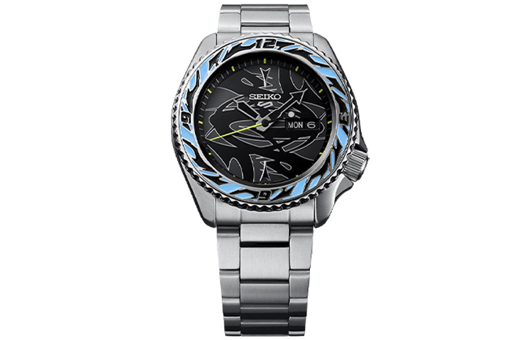 

SEIKO Часы 5 Collection Automatic Mechanical Movement Stainless Steel Strap Watch Men's Watch Black Dial