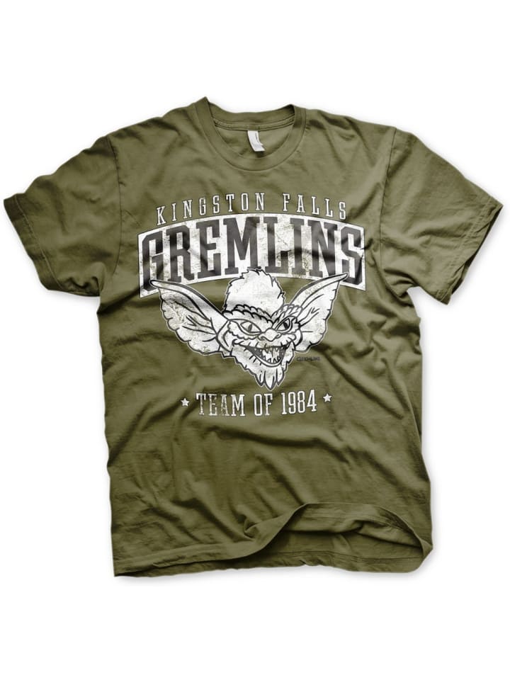 

Футболка Кингстон Фоллс 1984 зеленого цвета Gremlins, Зеленый, Футболка Кингстон Фоллс 1984 зеленого цвета Gremlins
