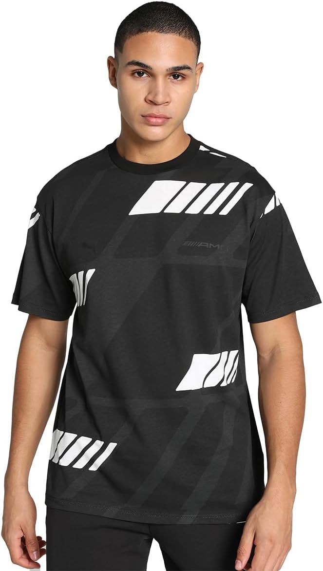

Мужская футболка PUMA Motorsports 623712 Motor AMG STATEMENT AOP, черный