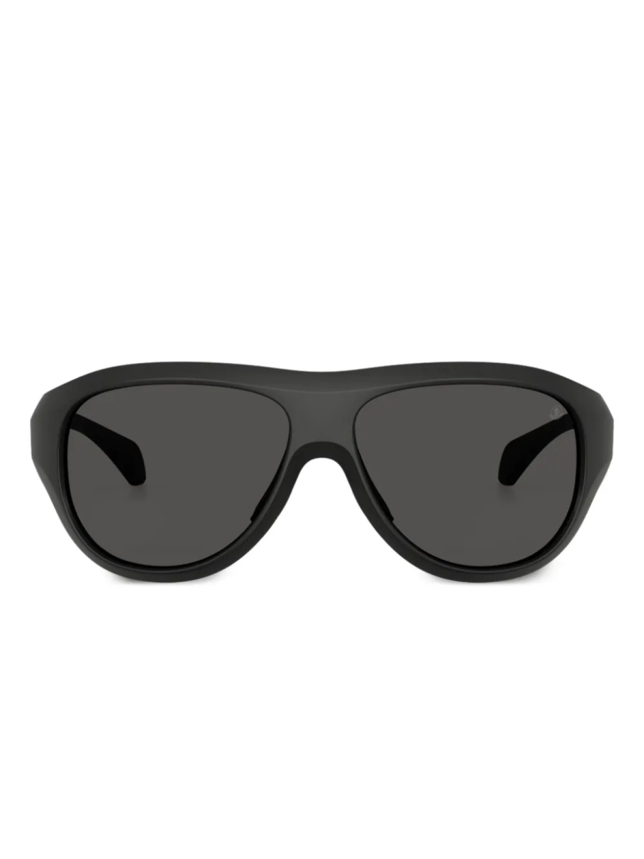 

Moncler Eyewear logo-print солнцезащитные очки, черный
