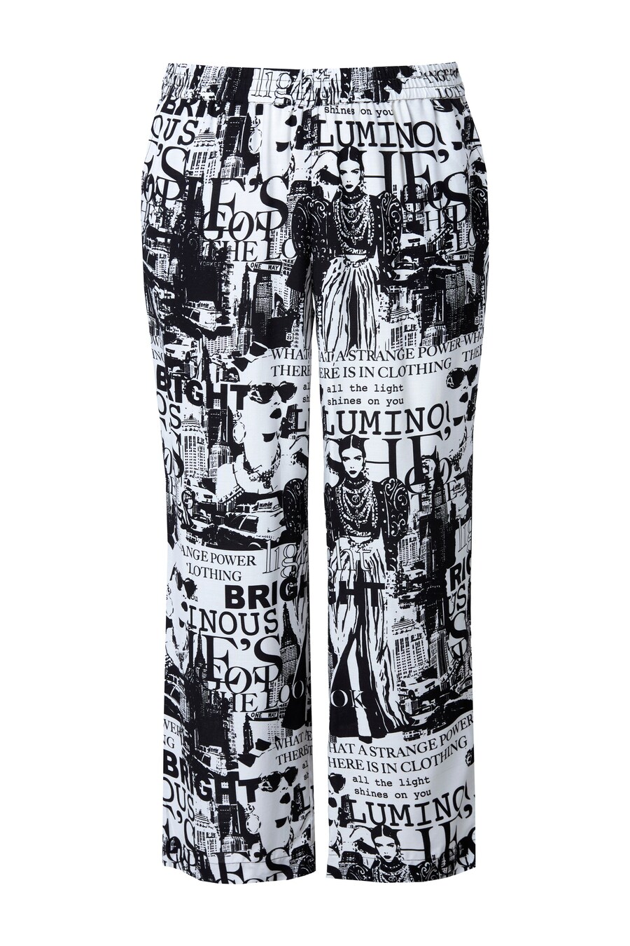 

Брюки свободного кроя MIAMODA, Black