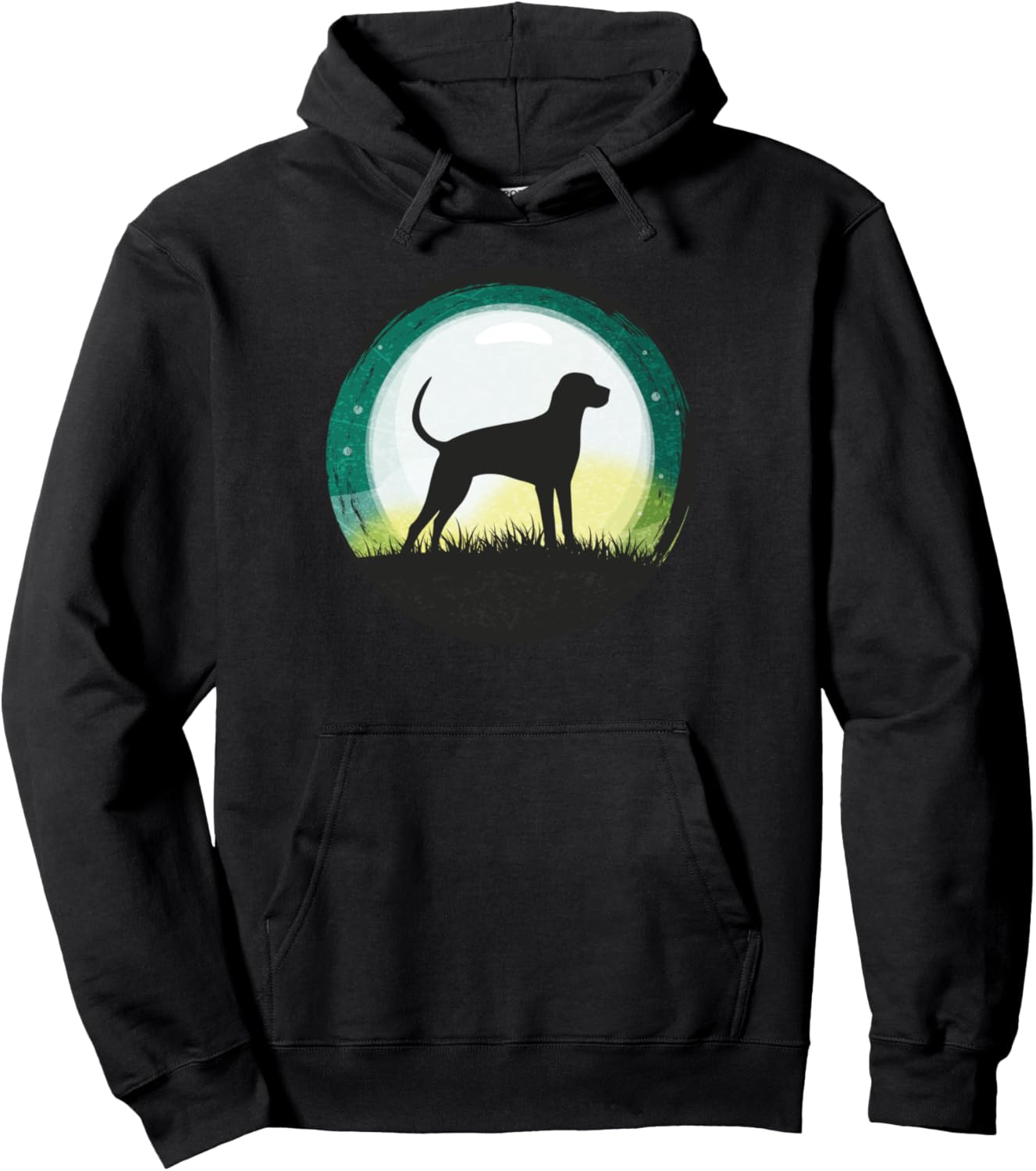 

Худи в стиле ретро «Триинг Уокер Кунхаунд» 99 Gifts Treeing Walker Coonhound Shop, черный
