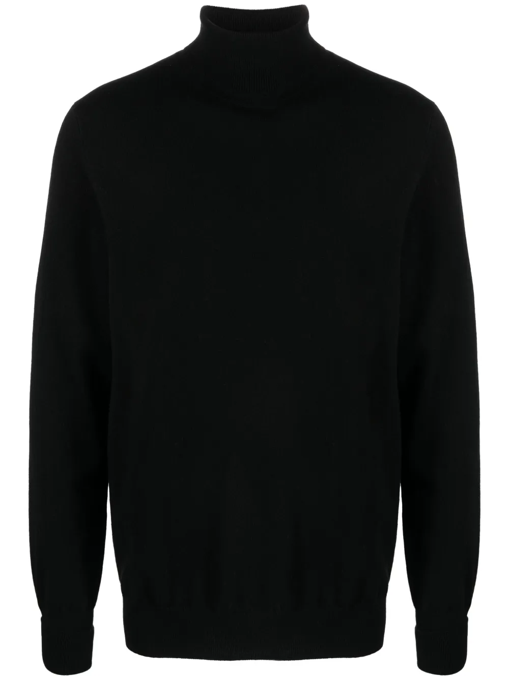 

Джемпер с высоким воротником и вышитым логотипом Ballantyne, черный