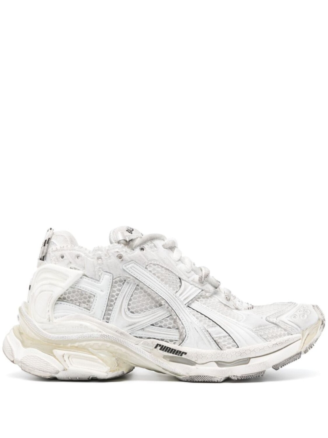 

Balenciaga кроссовки Runner с вышитым логотипом, белый