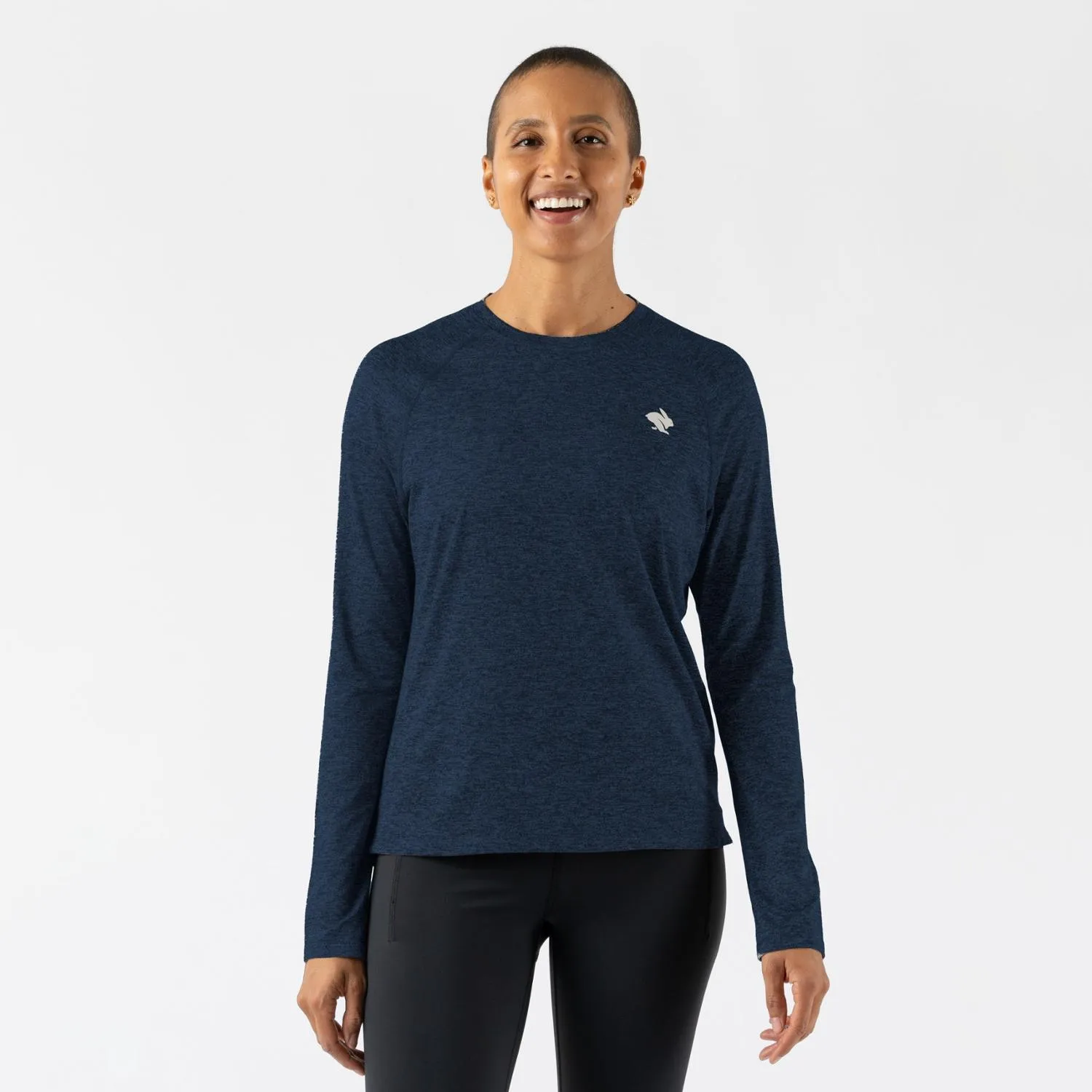 

Женская футболка с длинным рукавом EZ Tee rabbit, Eclipse