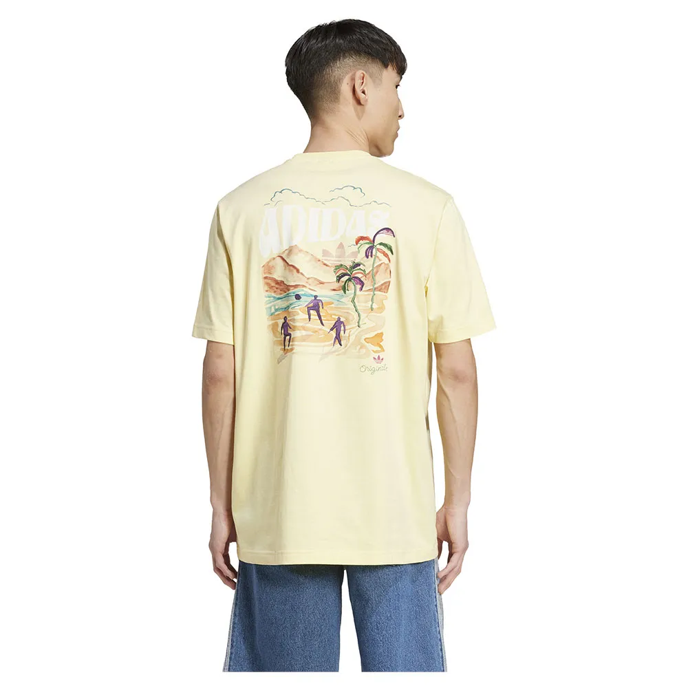 

Футболка с коротким рукавом adidas Originals Graphic, желтый