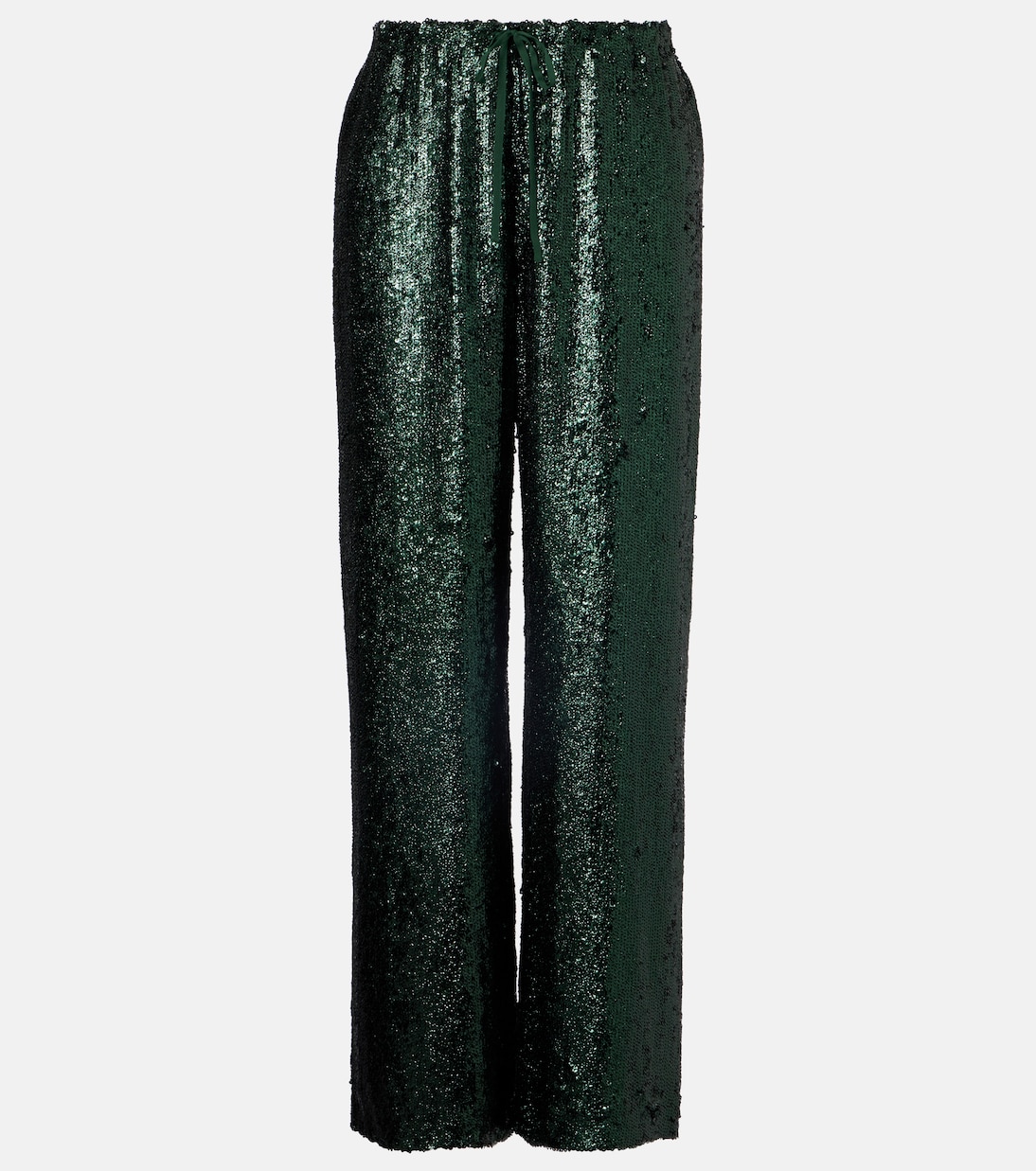 Прямые брюки с пайетками Dries Van Noten, Bottle