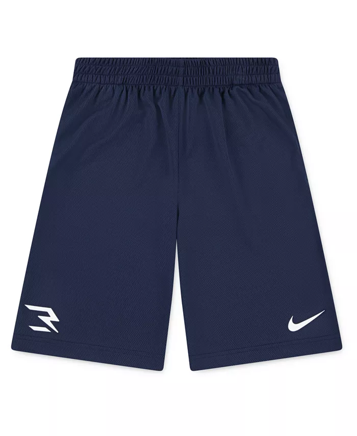 

Шорты со значком средней посадки для больших мальчиков Nike 3BRAND by Russell Wilson, синий