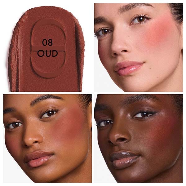 Жидкие румяна с матовым финишем DIOR Forever Blush Soft Filter, 08 Oud — фото 3