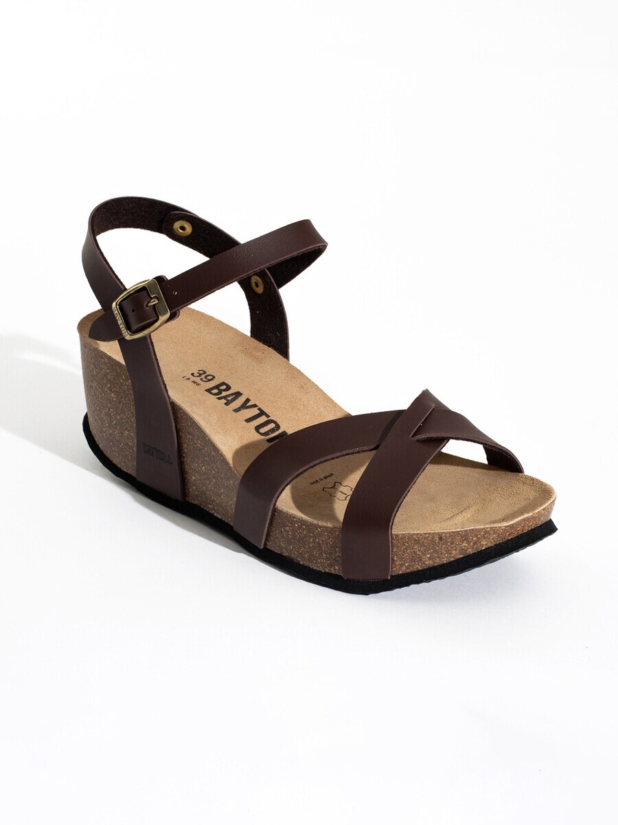 Босоножки на высоком каблуке Bayton Sandals Venus, темно-коричневый — фото 2
