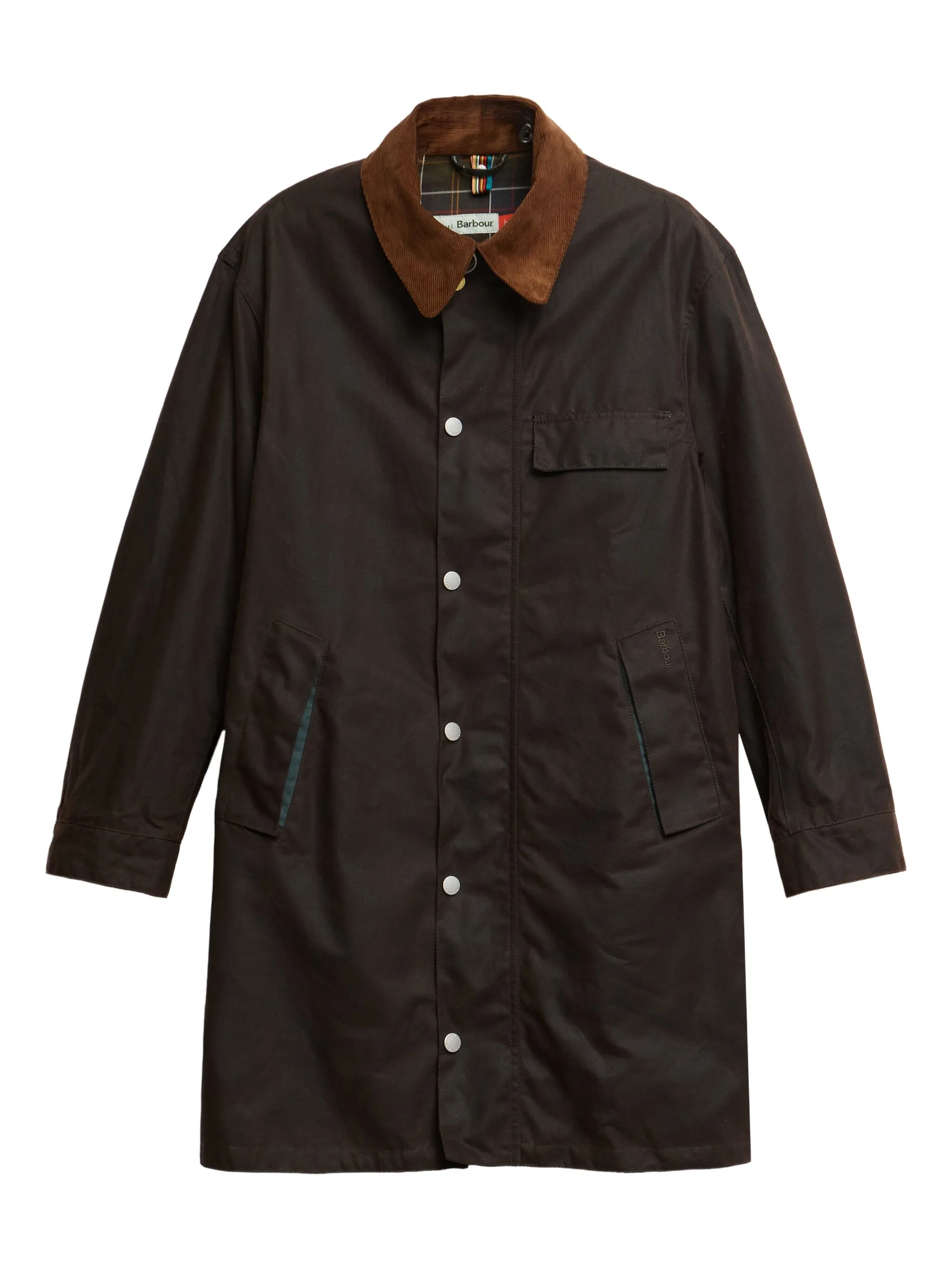 

Куртка с вельветовым воротником Paul Smith, коричневый