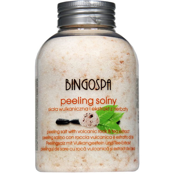

Солевой скраб с вулканической породой и чаем, 580 г Bingospa