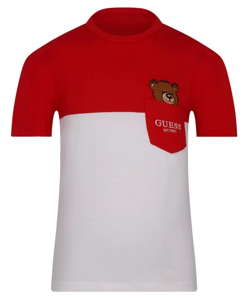 

Футболка Regular fit Guess, красный