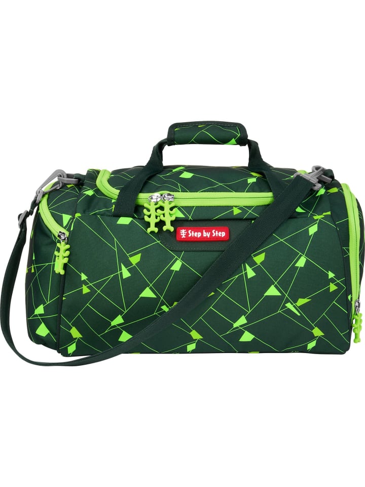 

Step by Step Спортивная сумка Dino Night Tyro зеленого цвета