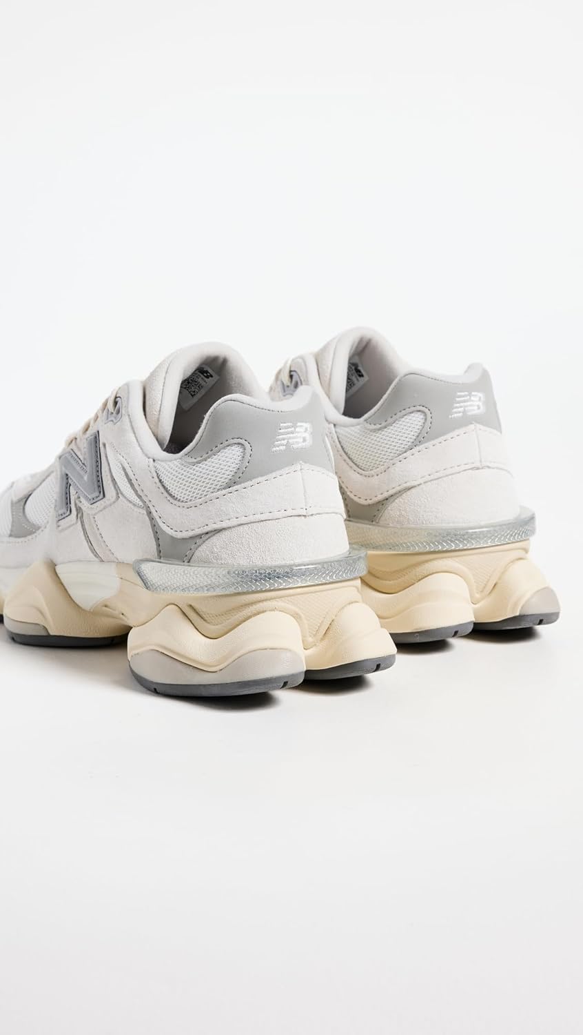 Кроссовки New Balance 9060 для мужчин, Sea Salt/Concrete/Silvermetal — фото 4