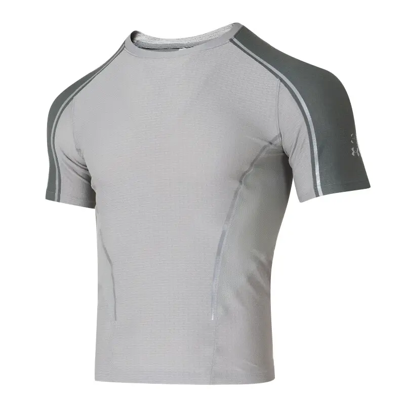 

Футболка для бега мужская Under Armour, titanium серый