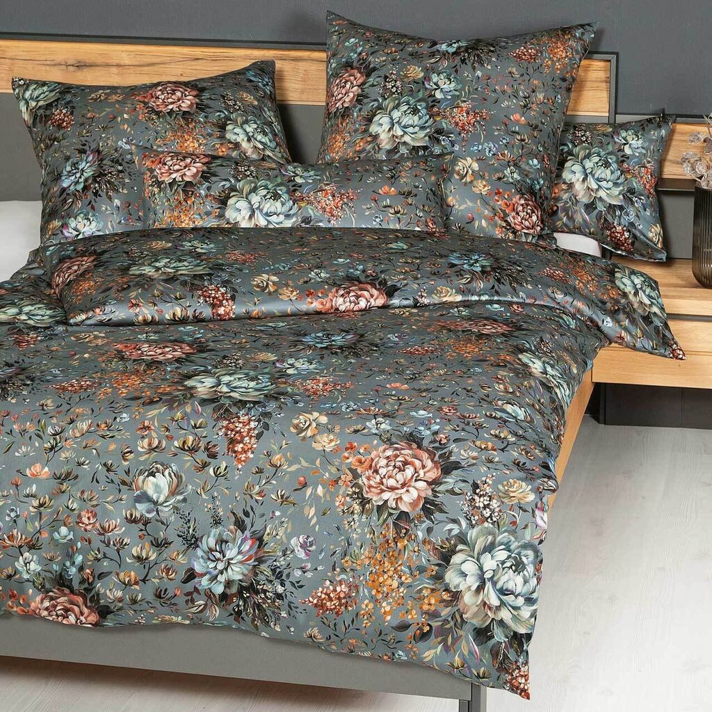 

Сатиновый комплект постельного белья Janine Design Mako MILANO 45072 цвет monderz коралловое золото-06 размер 155х220+80х80см Original Janine