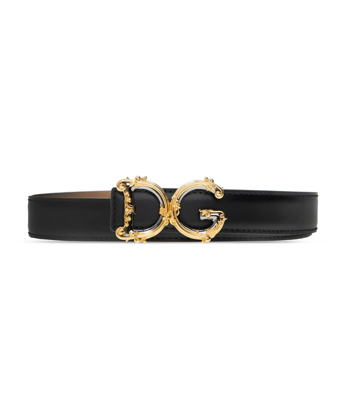 

Кожаный ремень Dolce & Gabbana, черный