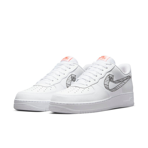 Кроссовки air force 1 '07 '3d swoosh' Nike, белый — фото 3