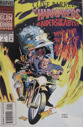 

CLIVE BARKER'S THE HARROWERS #1, (Special Glow in the Dark Cover)December 1993 (Volume 1) (Marvel Comics)