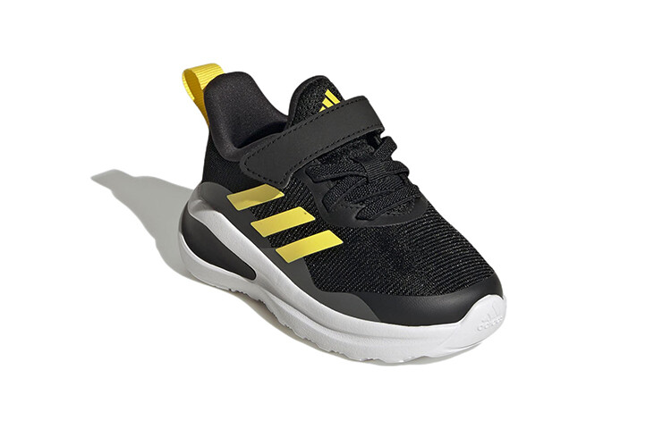 Кроссовки adidas Fortarun Toddler Shoes TD Low-top Black/yellow — фото 2