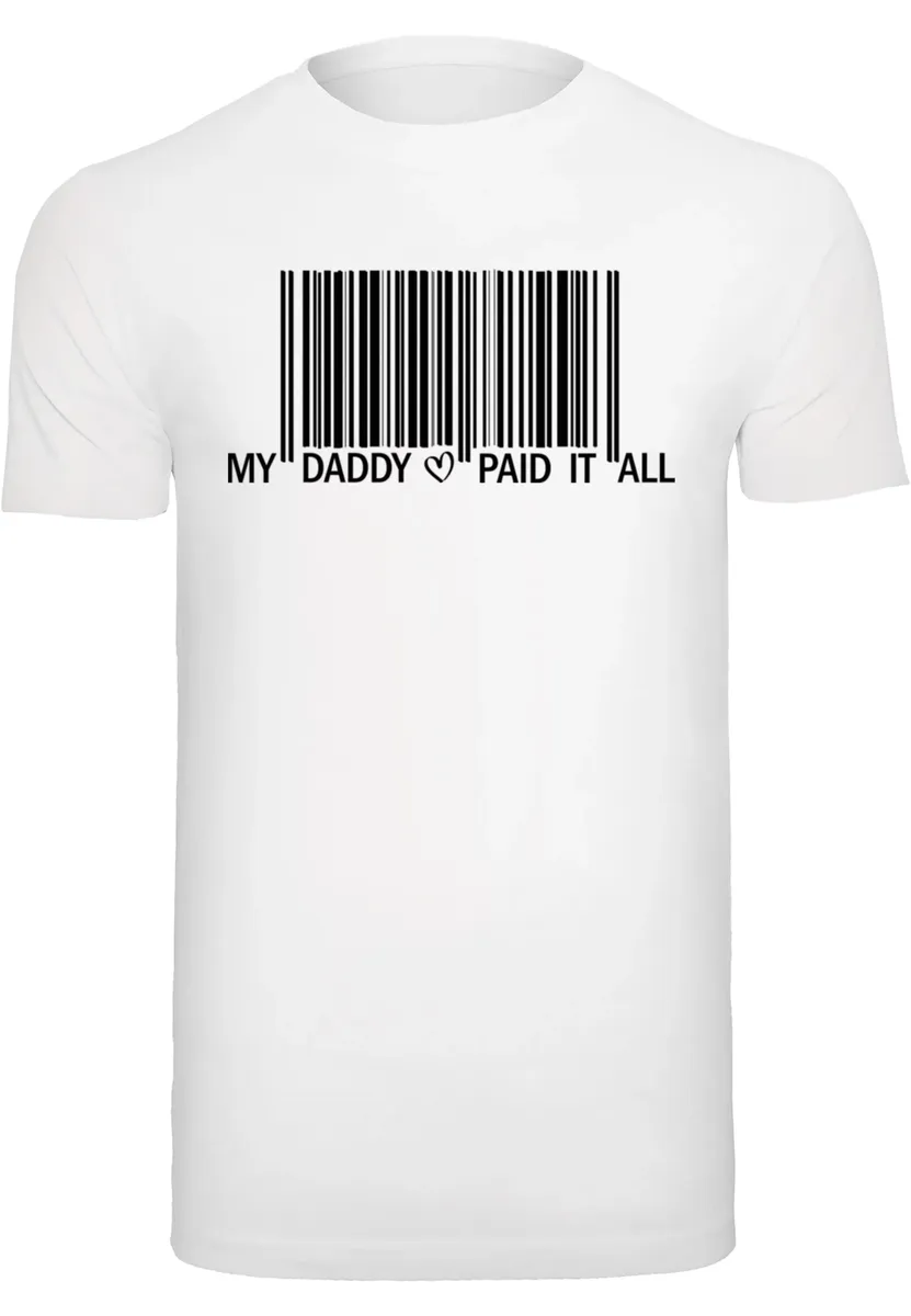 

Футболка Merchcode "Мужская футболка Merchcode Dad Pay со штрих-кодом и круглым вырезом", белый