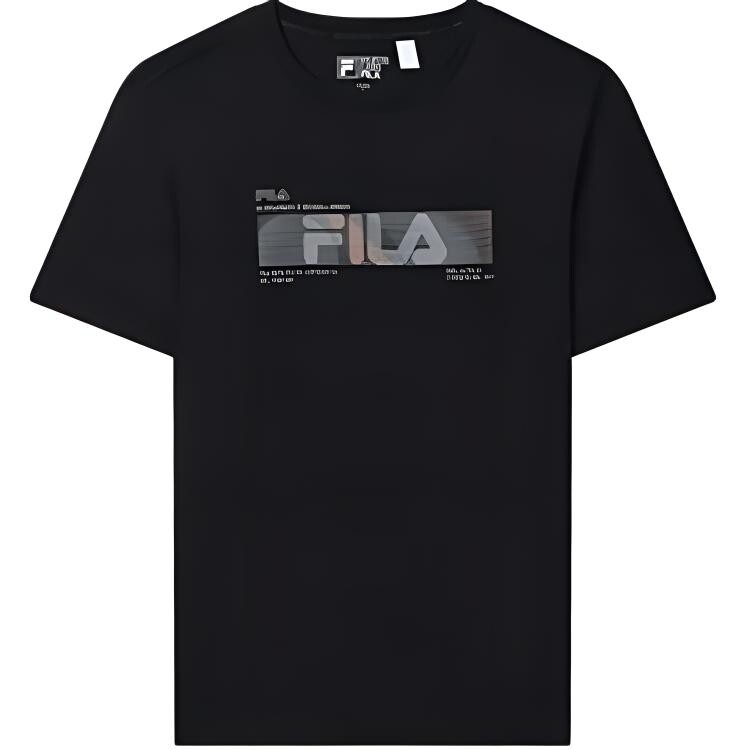 

Футболка мужская черная Fila, черный