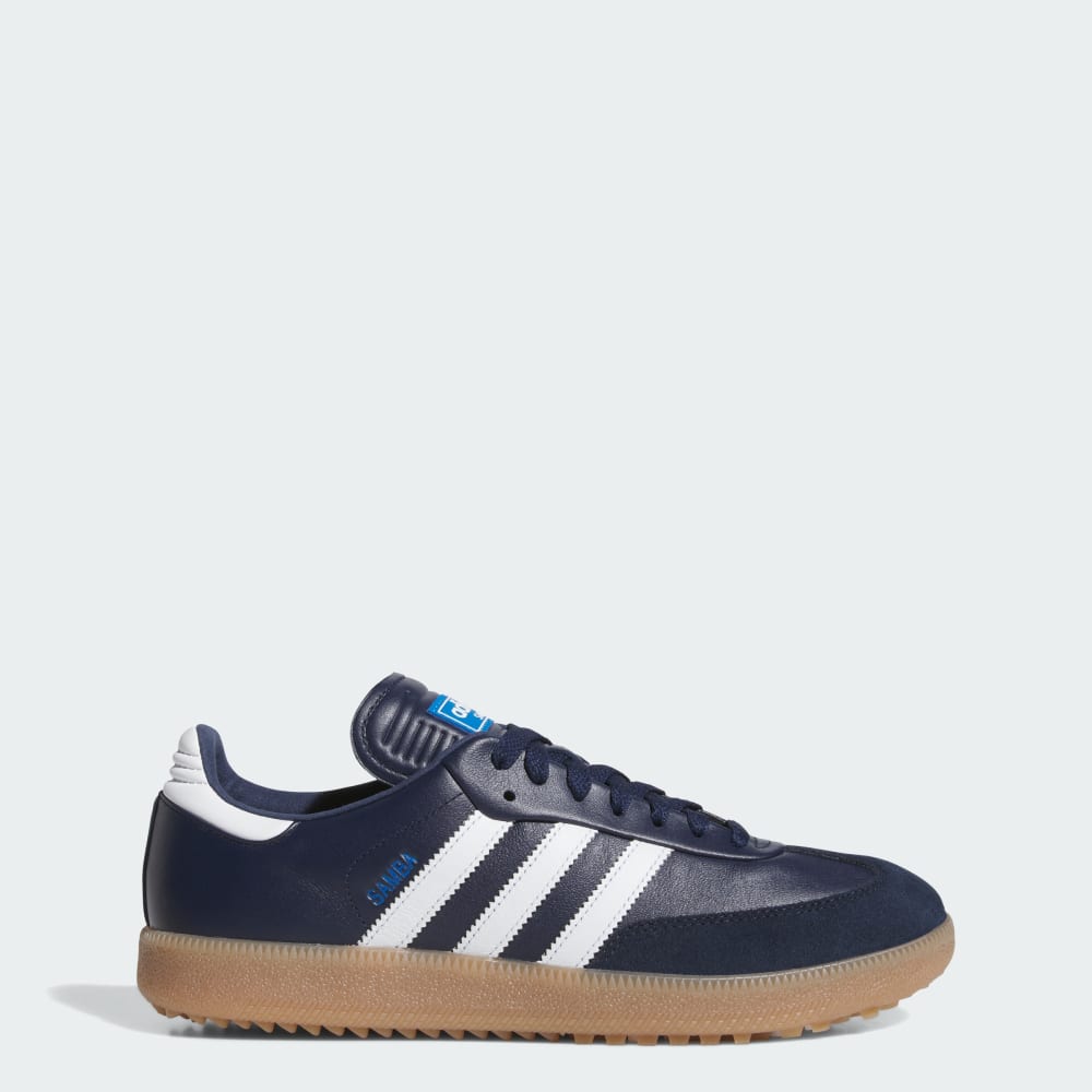 

Кроссовки Adidas Samba Spikeless Golf Shoes, цвет Night Indigo/Cloud White/Blue Bird