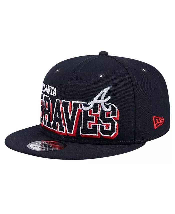 

Мужская темно-синяя кепка Atlanta Braves Game Day Bold 9FIFTY Snapback New Era, синий