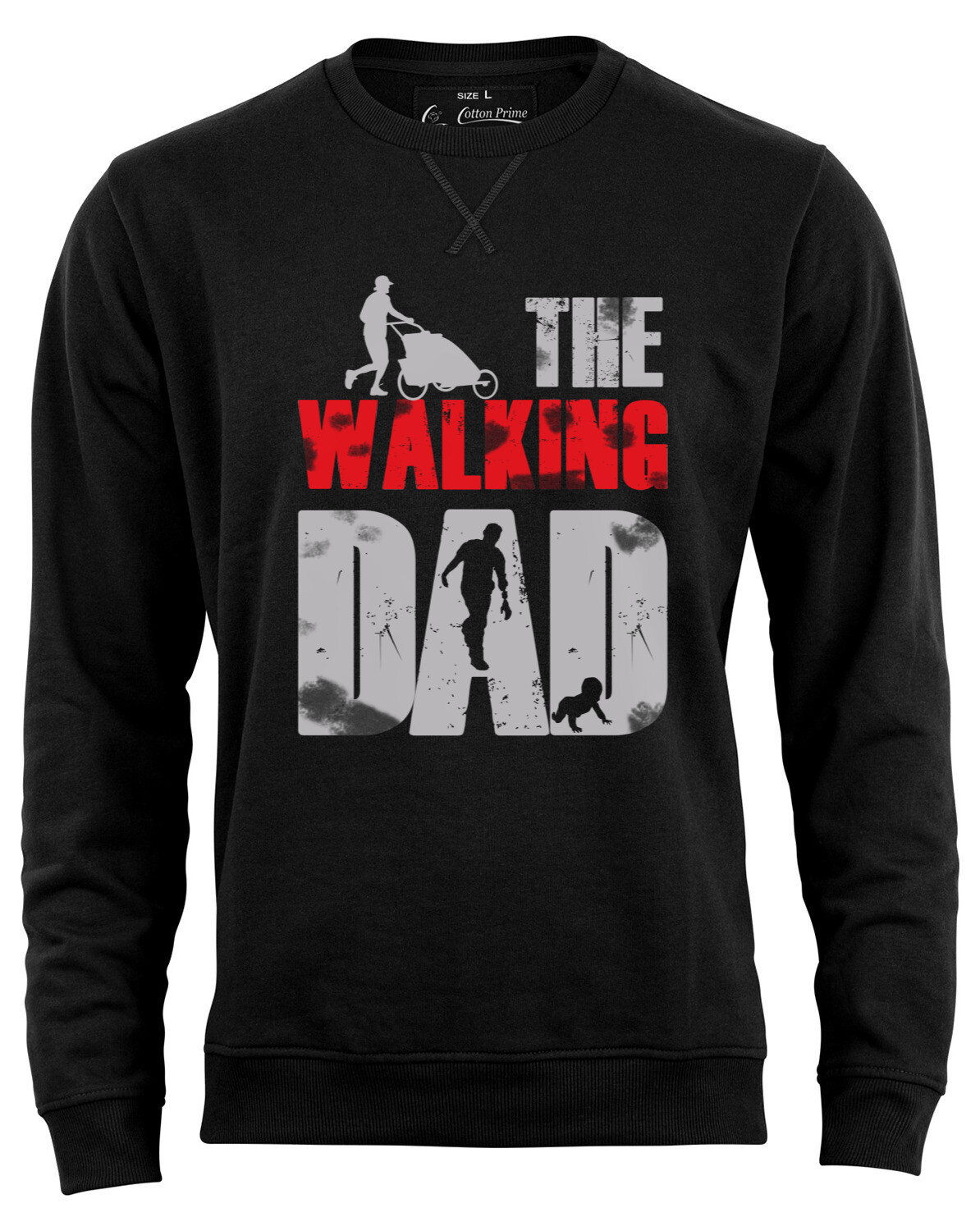 

Толстовка Cotton Prime Walking Dad, черный