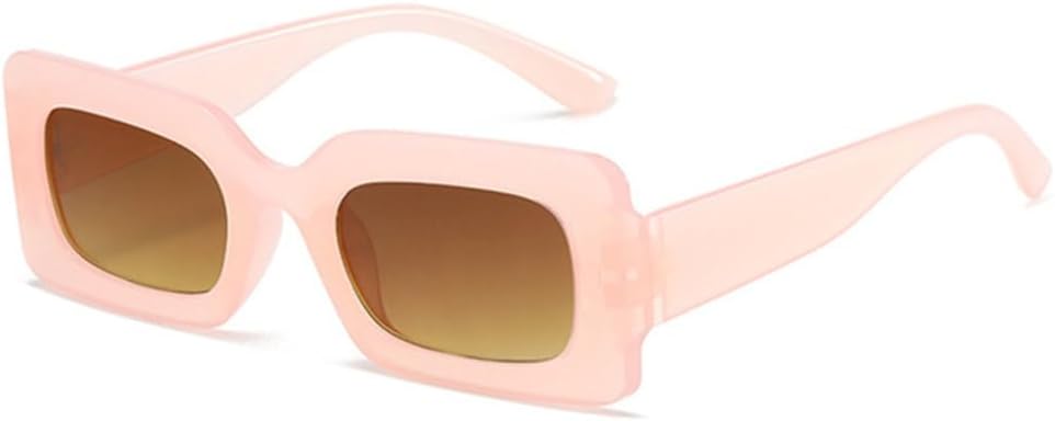 

Женские солнцезащитные очки в стиле ретро конфетных цветов, с большой квадратной оправой, модные солнцезащитные очки для вечеринок, защита от УФ-излучения UV400 MTZJH, C3