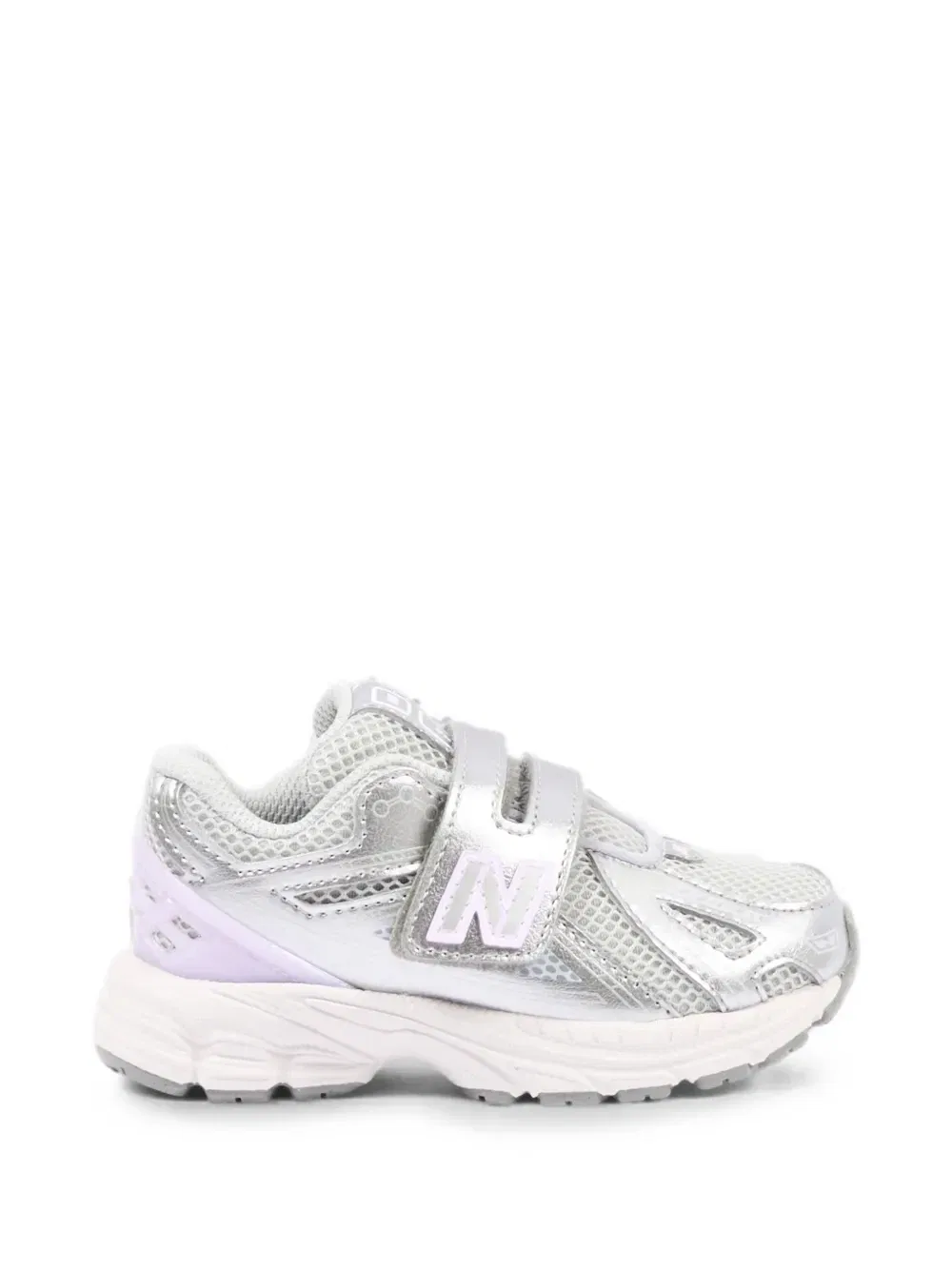 Кроссовки с застежкой-липучкой 1906 года New Balance Kids, серебряный