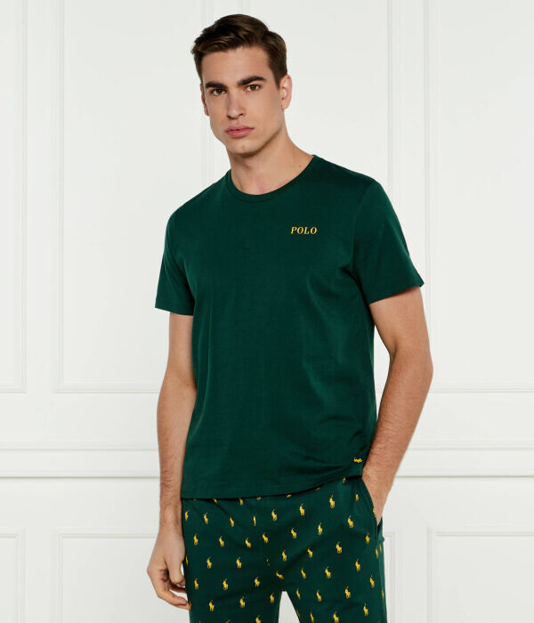 

Футболка мужская Polo Ralph Lauren хлопковая однотонная, зеленый