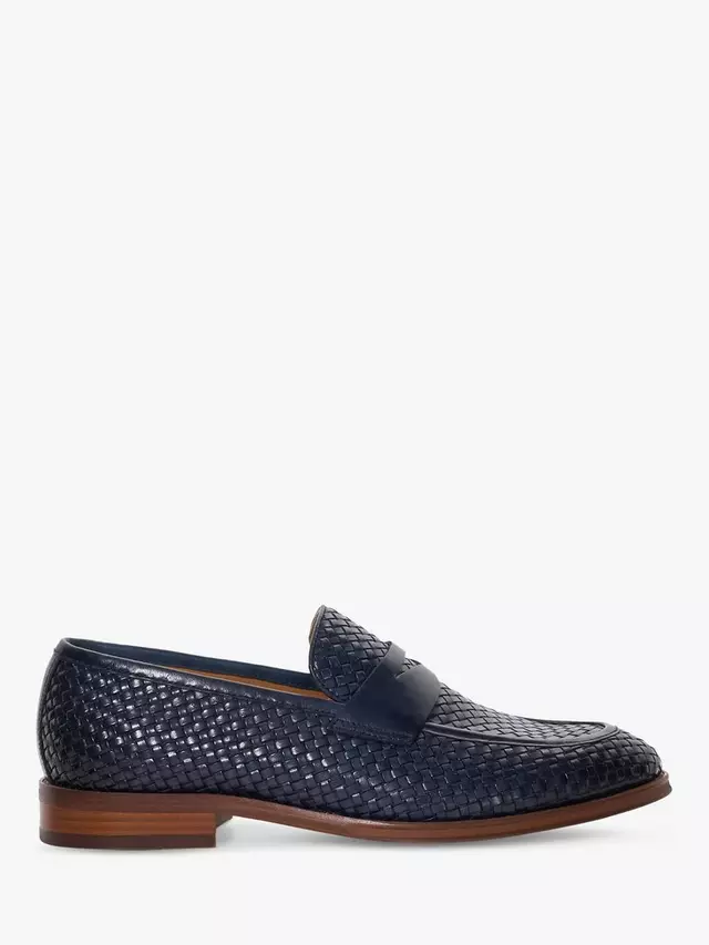 

Лоферы Dune Saharas Leather Penny, темно-синий