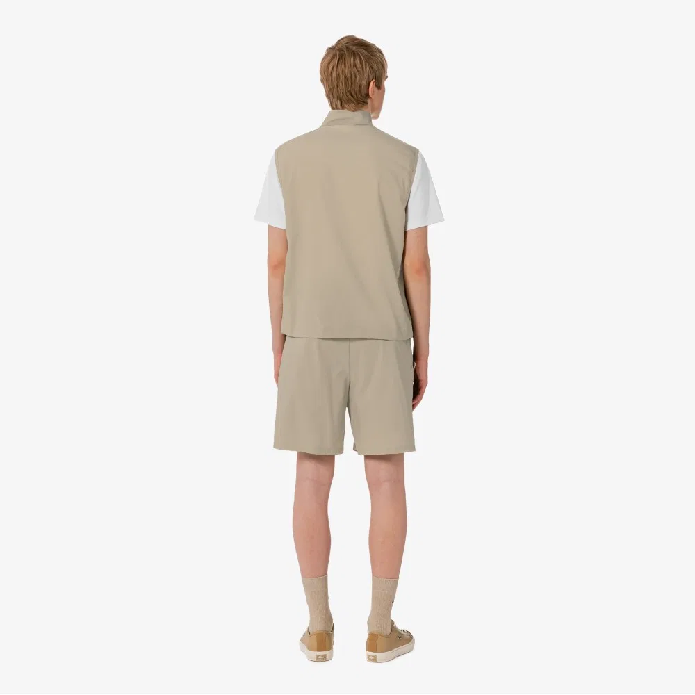 Мужские премиальные тренировочные шорты бежевые от Lacoste — фото 4