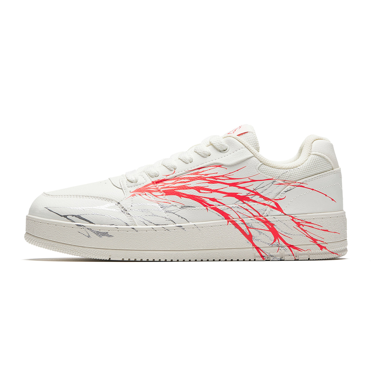 

Anta Мужские скейтборд-кроссовки, белый, красные, серебристые