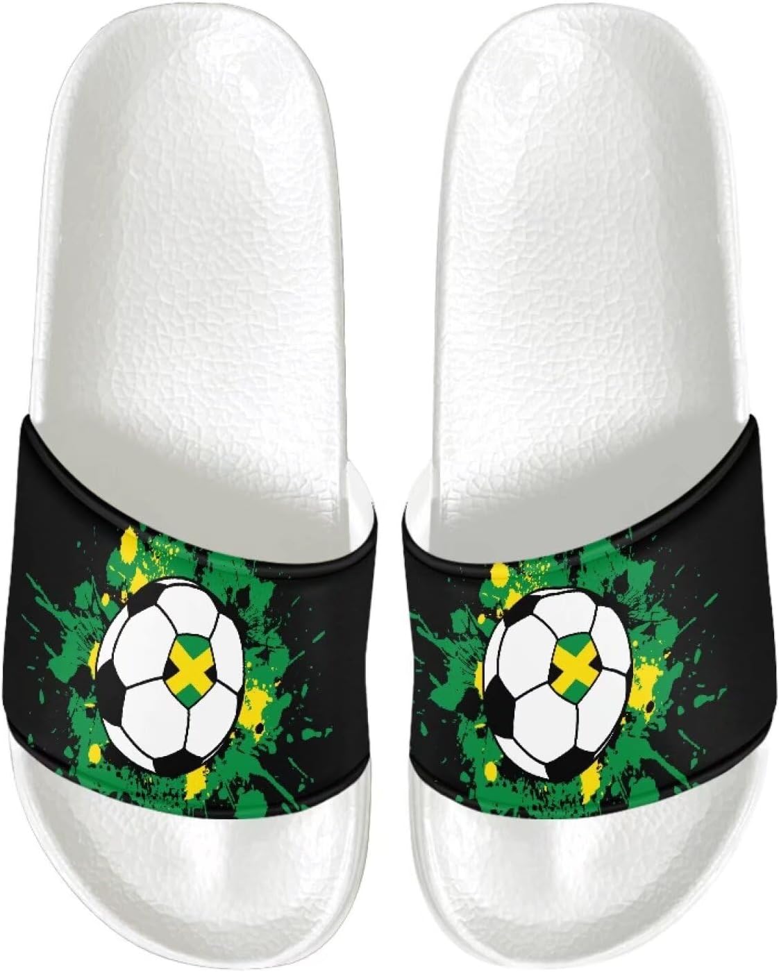 

Мужские шлепанцы сандалии Стильные летние тапочки Повседневные пляжные шлепанцы Нескользящие тапочки для ванной с белой подошвой Pugasmiru