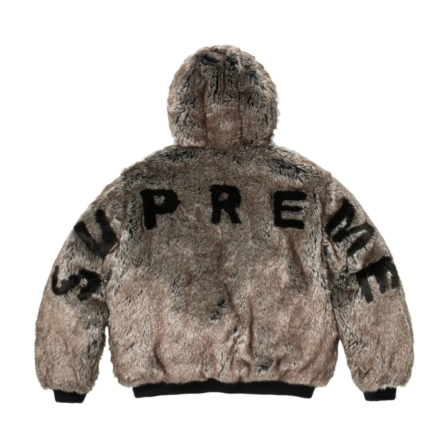 Рабочая куртка Supreme SS26 с двусторонним капюшоном из искусственного меха, красная — фото 4