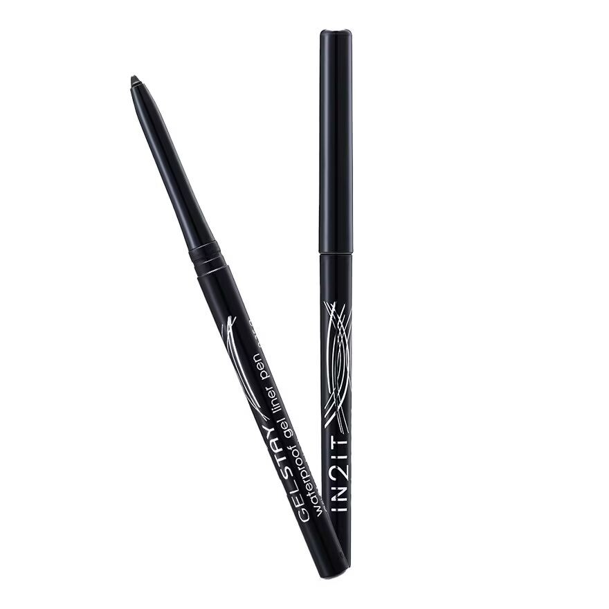 

In 2 It IN2IT Gel Stay Водостойкая гелевая ручка-лайнер 0,35 г. GSL01 Очень черный, GSL Very Black