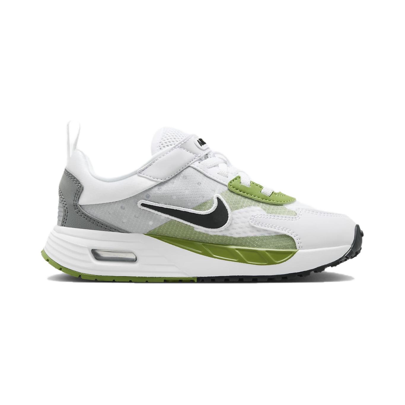 Nike Кроссовки Air Max Solo износостойкие и легкие с низким верхом для детей, белые, зеленые, для детей от 3 до 7 лет — фото 2