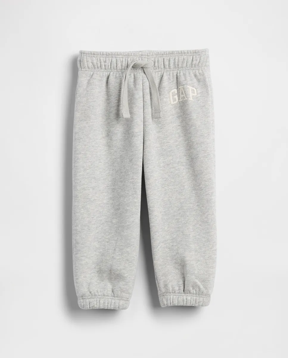 

Детские спортивные штаны с винтажным логотипом Gap, серый