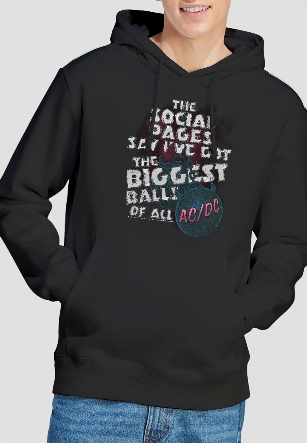 

Толстовка AC DC BIG BALLS Cotton Soul, черный
