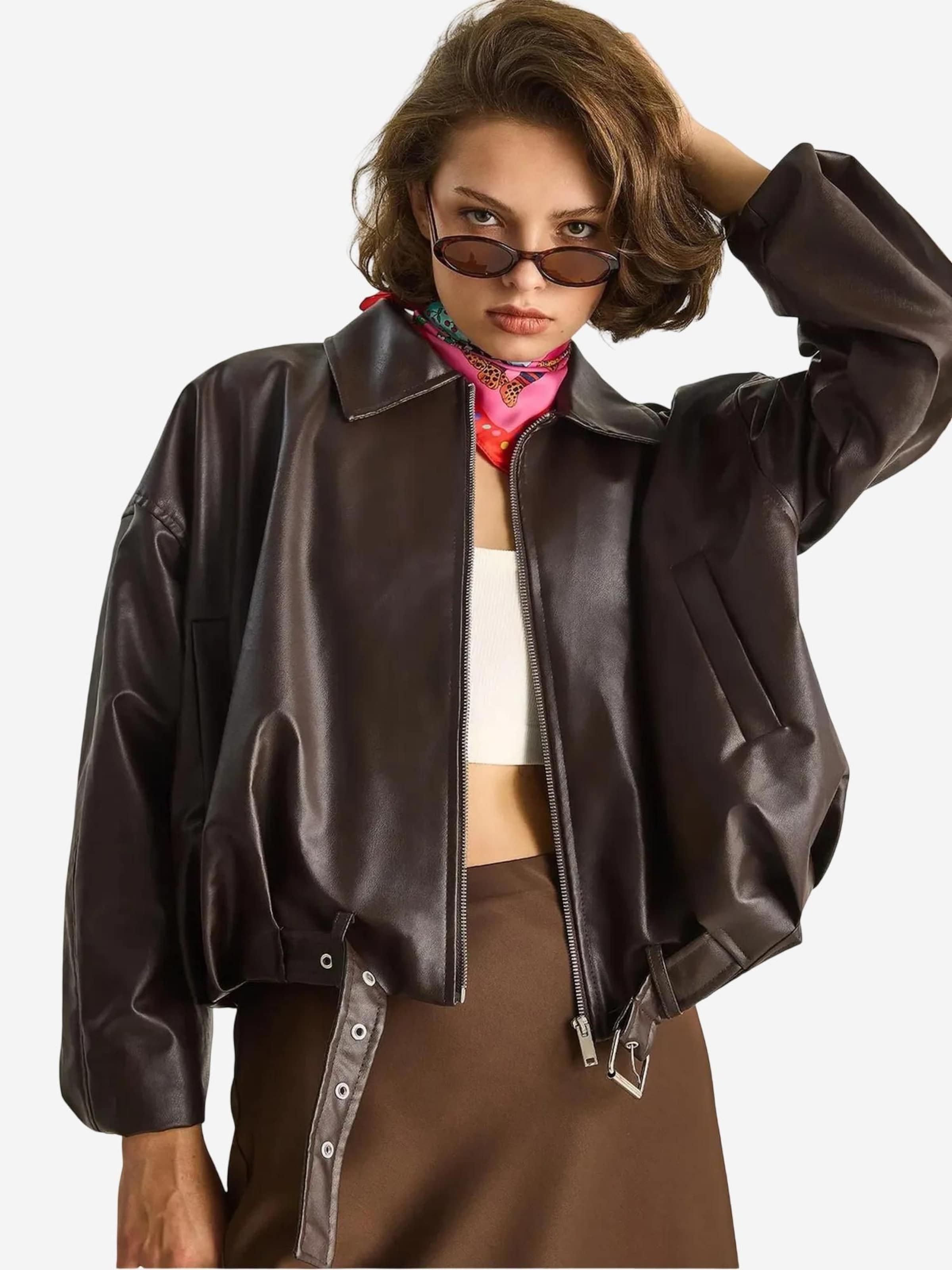 

Bianco Lucci Куртка для межсезонья в коричневом цвете