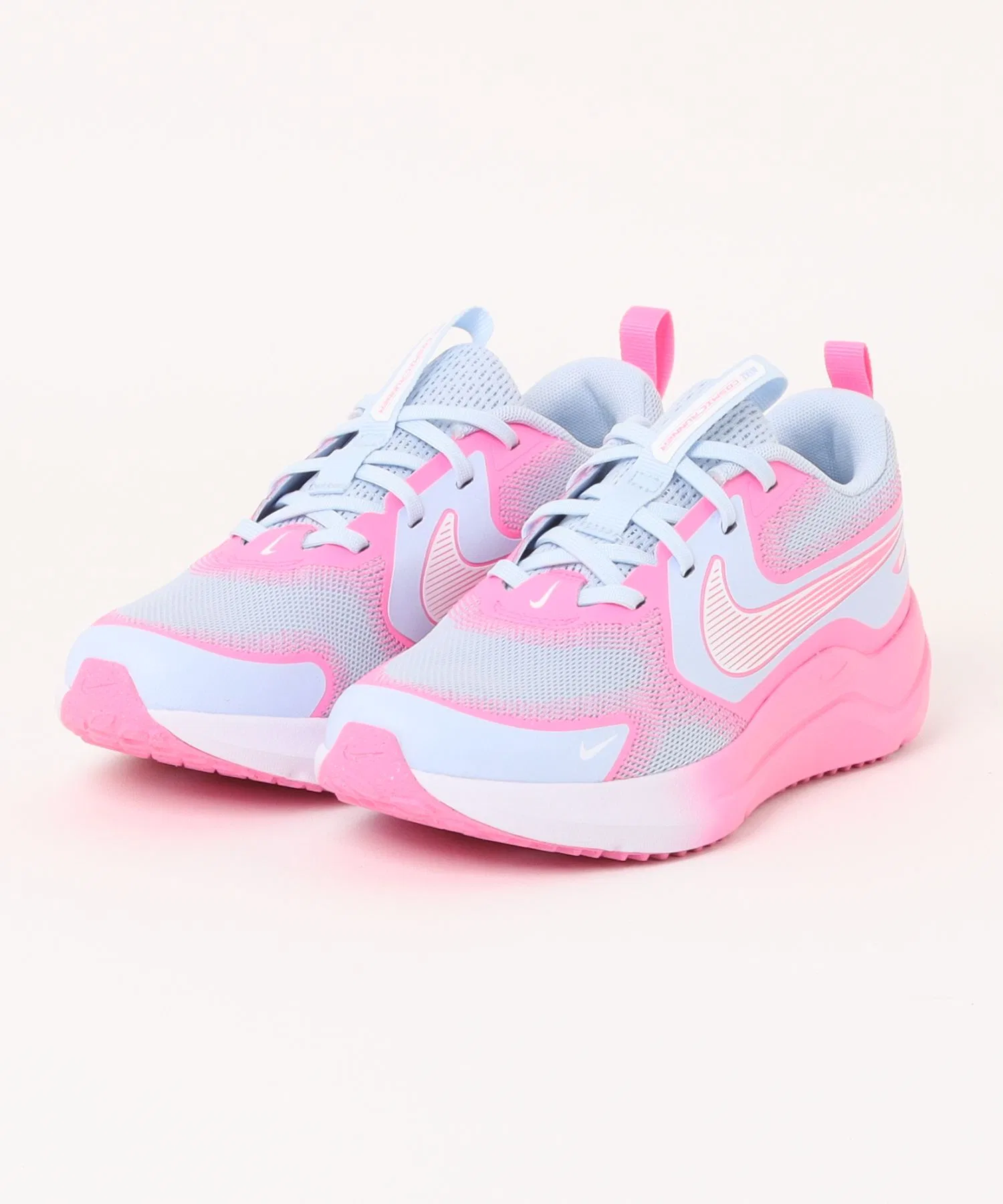 Детские кроссовки NIKE COSMIC RUNNER SWOOSH GS лёгкие сине-серые